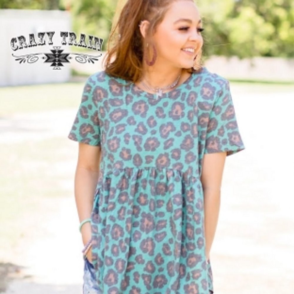 Last 1 Turquoise Tally Top - Picture 2 of 4